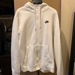 White Nike zip-up!